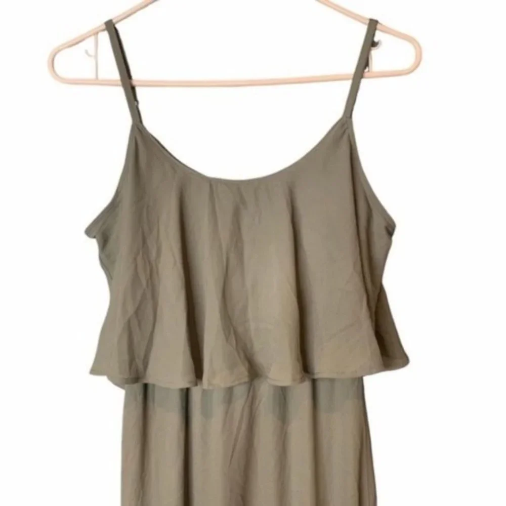 NEW Show Me Your Mumu Silver Sage Caitlin Ruffle Maxi Dress XXS - Picture 3 of 8